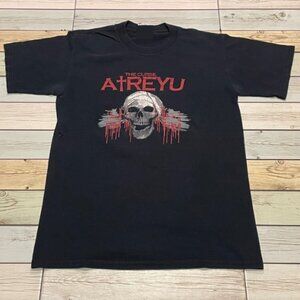 Atreyu The Curse Skull Band T-Shirt | Metalcore Rock Tee
